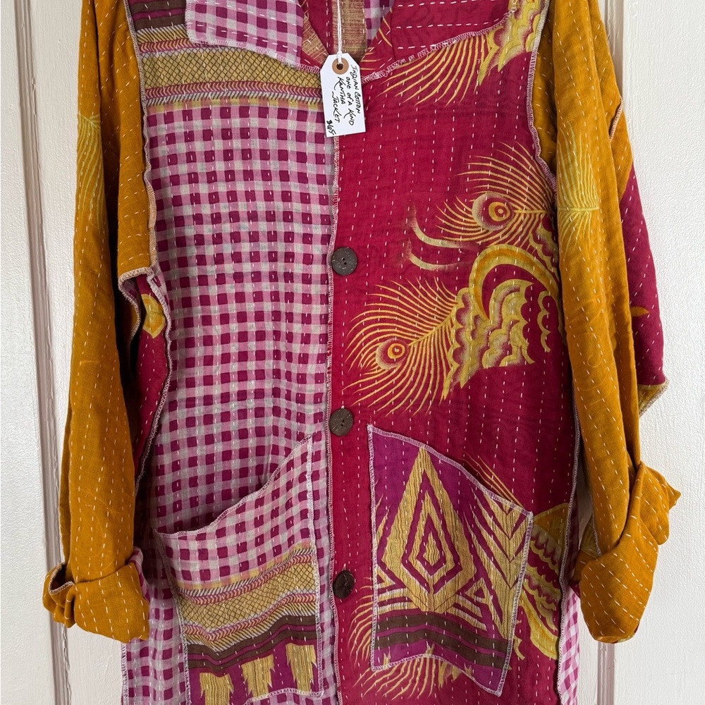 New Kantha Cotton Colorfull Patchwork Jacket